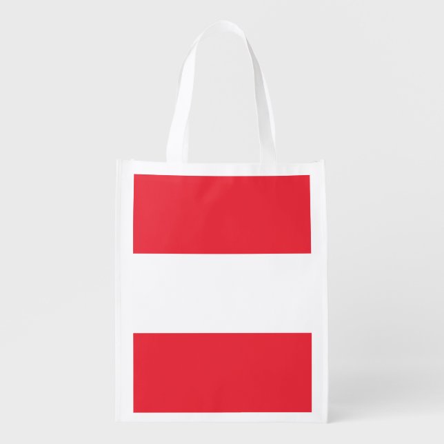 Austria Flag Grocery Bag (Front)