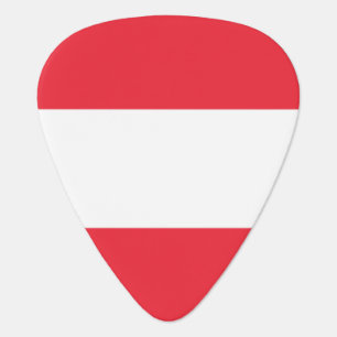 Austria Flag Guitar Pick