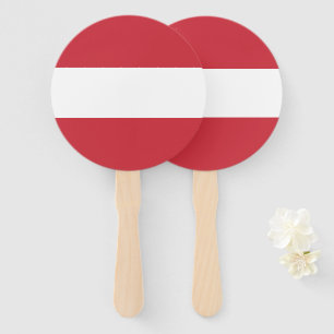 Austria flag hand fan