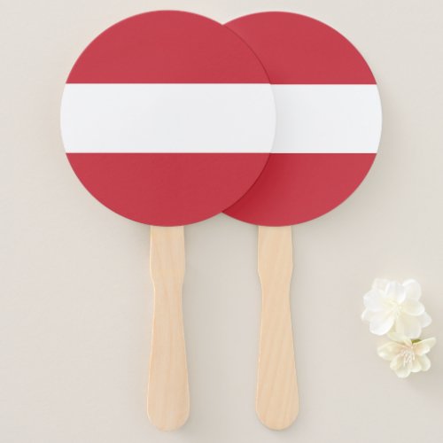 Austria flag hand fan