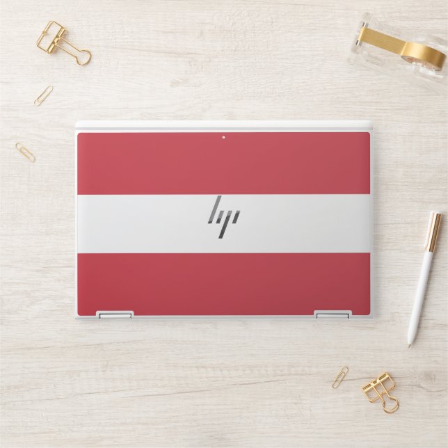 Austria flag HP laptop skin (Desk)