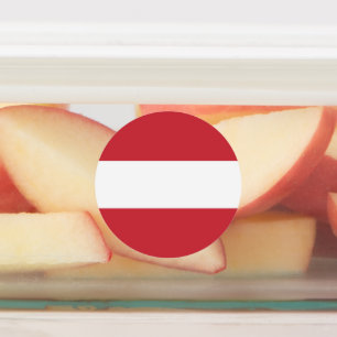 Austria flag kids' labels