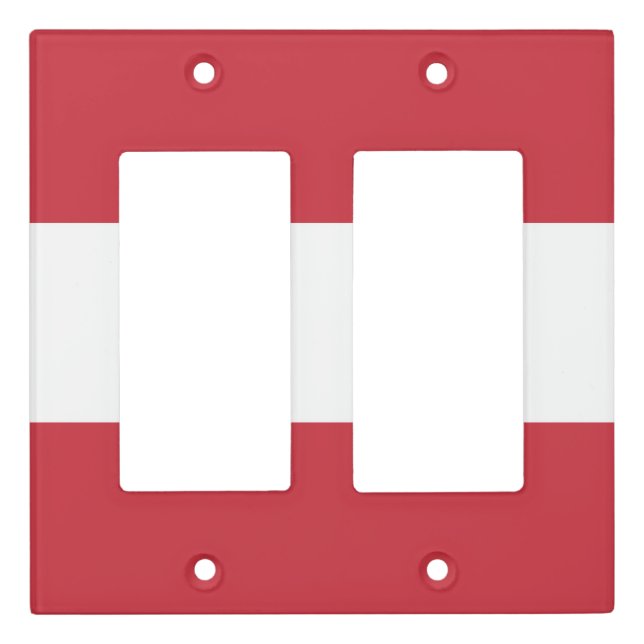 Austria flag light switch cover (Front)