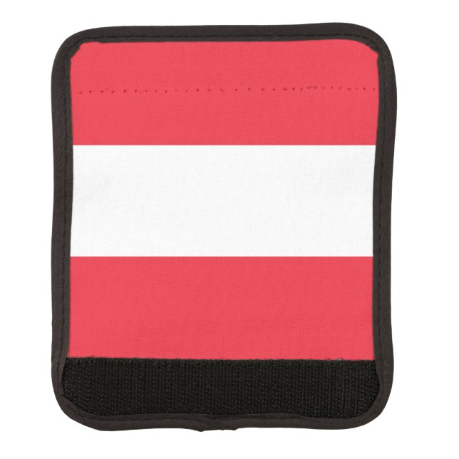 Austria Flag Luggage Handle Wrap (Front)