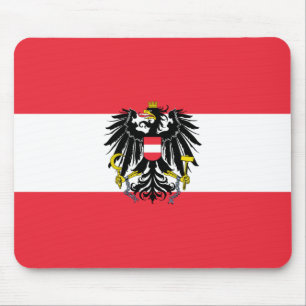 Austria Flag Mouse Pad