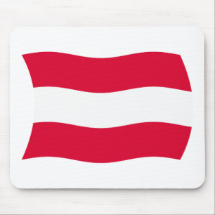 Austria Flag Mousepad