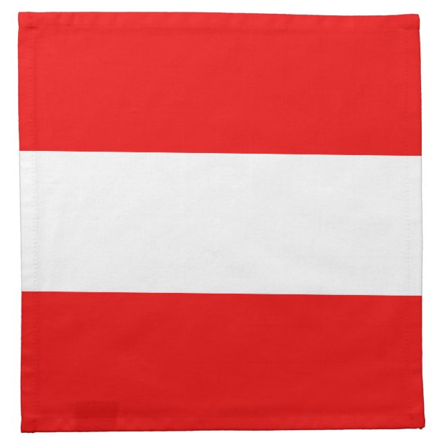 Austria Flag Napkin (Front)