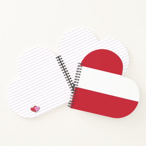 Austria flag notebook