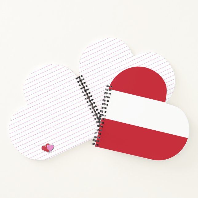 Austria flag notebook (Inside)
