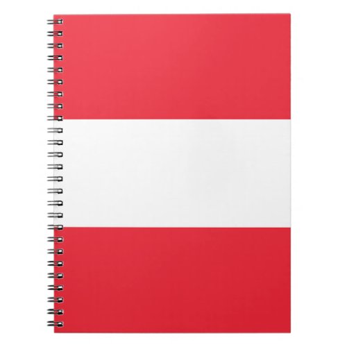 Austria Flag Notebook