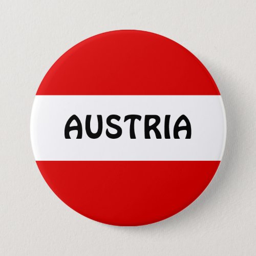 AUSTRIA Flag of Austria Button