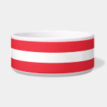 Austria Flag Pet Bowl<br><div class="desc">Feed your furry friend in style with our exclusive pet bowl featuring the flag of Austria! Crafted with meticulous attention to detail, this pet bowl is more than just a functional item; it’s a celebration of Austria’s cultural heritage and a unique way to show your love for the country and...</div>
