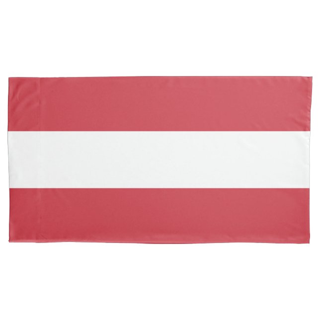 Austria flag pillow case (Front)