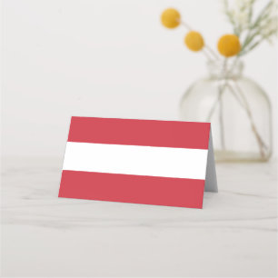 Austria flag place card