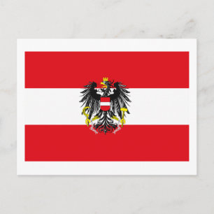 Austria Flag Postcard