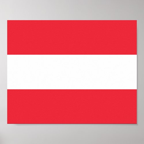 Austria Flag Poster