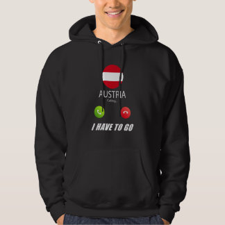 Austria Flag Souvenir Austria Is Calling Is Callin Hoodie
