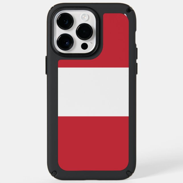 Austria flag speck iPhone case (Front)