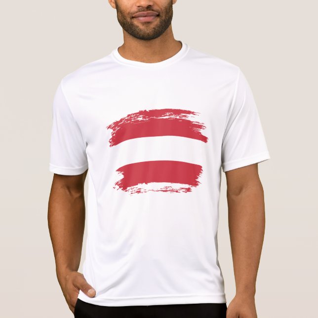Austria flag T-Shirt (Front)