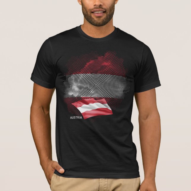Austria flag T-Shirt (Front)