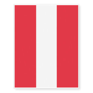 Austria Flag Temporary Tattoos