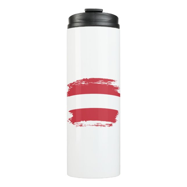 Austria flag thermal tumbler (Front)