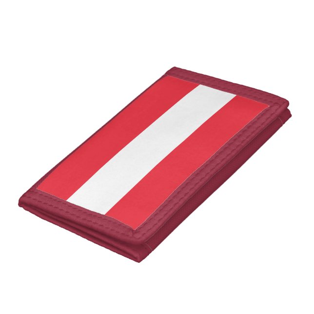 Austria Flag Trifold Wallet (Bottom)