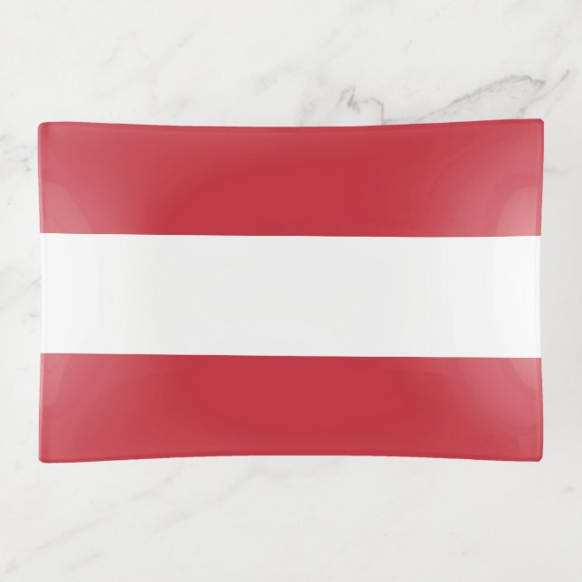 Austria flag trinket tray (Front)