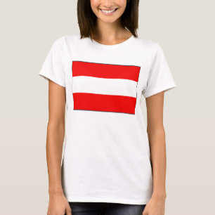 Austria Flag x Map T-Shirt