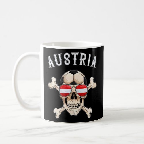 Austria Football Pirates Head Austrian Fan  Coffee Mug