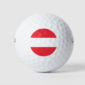 Austria Golf Balls by flagart at Zazzle