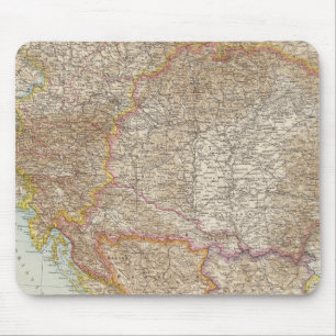 Austria Hungarian Empire Map Mouse Pad