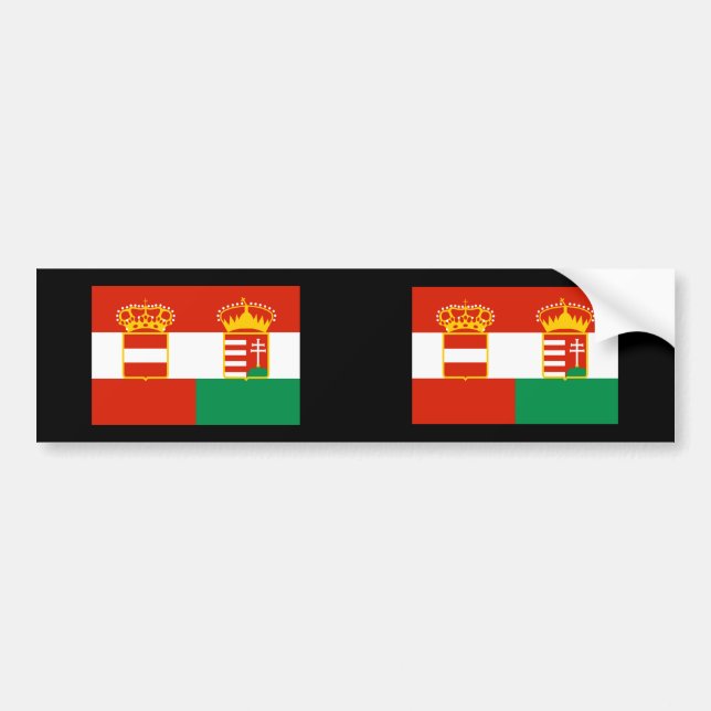 Austria Hungary 1869 1918, Hungary Bumper Sticker (Front)