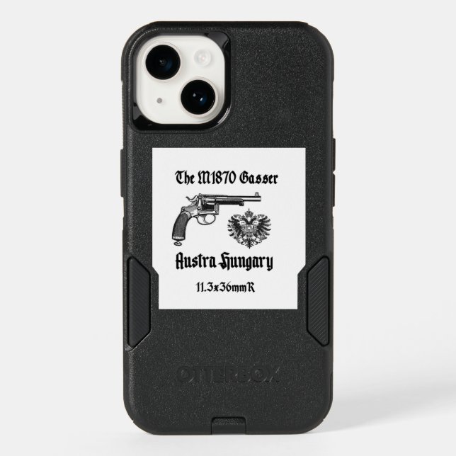Austria-Hungary Gasser revolver WWI Otterbox iPhone Case (Back)