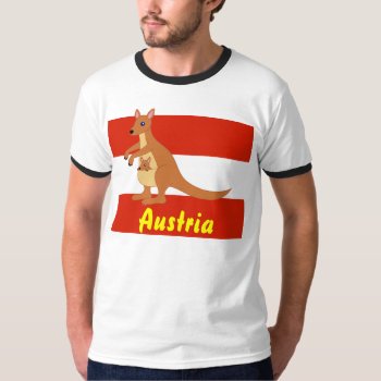 Austria  Land Of The Kangaroos T-shirt by Mikeybillz at Zazzle