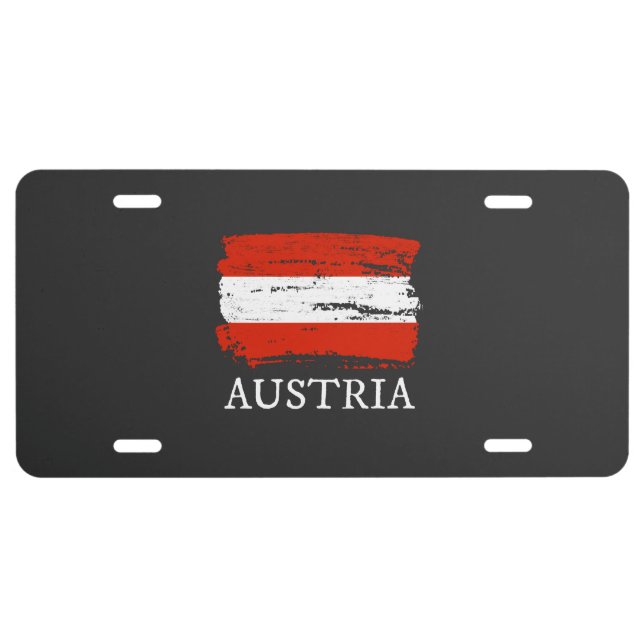 Austria License Plate (Front)