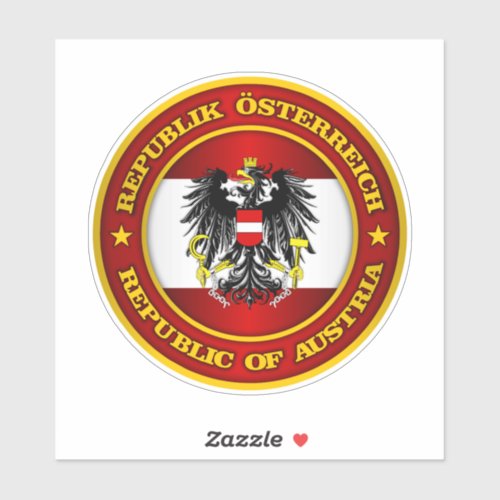 Austria Medalion Sticker