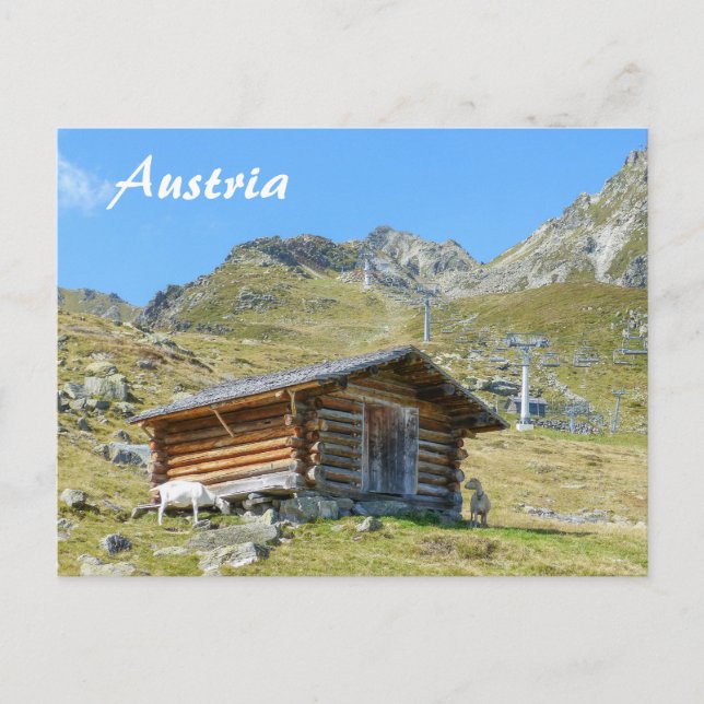 Austria Mountain Scenery Postcard (Front)