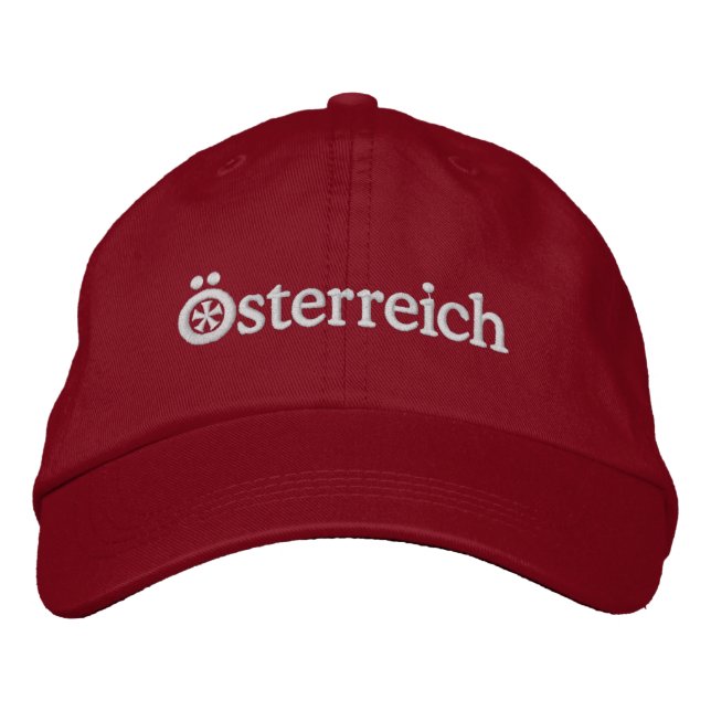 Austria  - Osterreich Embroidered Baseball Cap (Front)