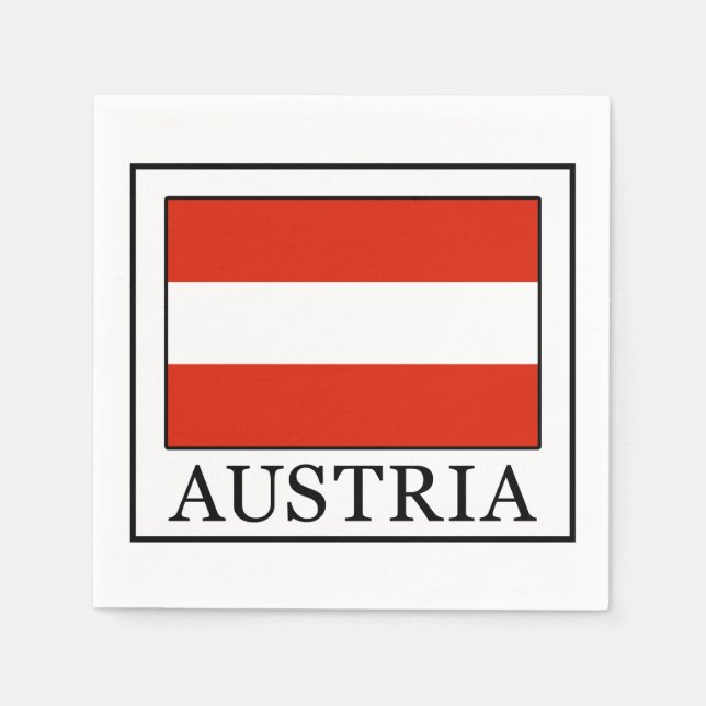 Austria Paper Napkins (Front)
