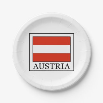 Austria Paper Plates by KellyMagovern at Zazzle