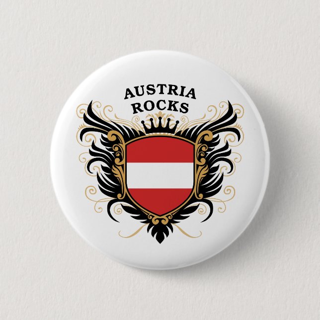 Austria Rocks Button (Front)