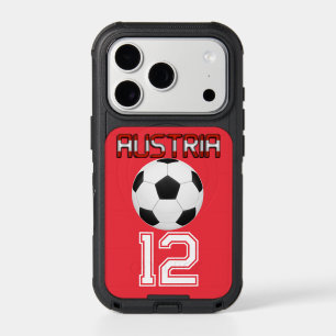 Austria Rot-Weiß-Rot: Achempong Custom Name Number iPhone 17 Pro Case