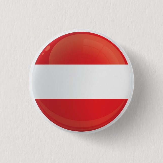 Austria  Round Icon Flag Button (Front)