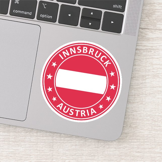 Austria, Salzburg Sticker (Detail)
