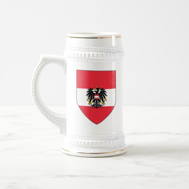 Austria Shield Stein (Left)