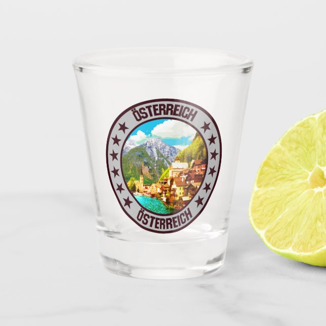 Austria                                            shot glass (Front)