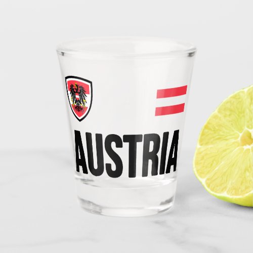 Austria                                            shot glass