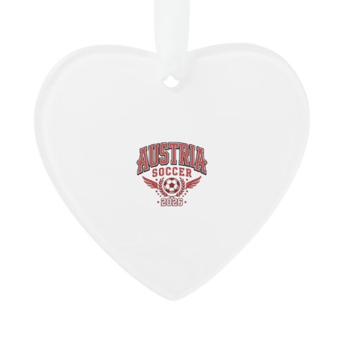 Austria Soccer 2026 Soccer Bold Country Typography Ornament