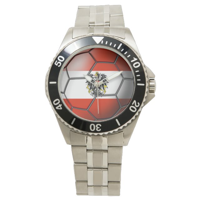 Austria Soccer Ball Watch (Front)